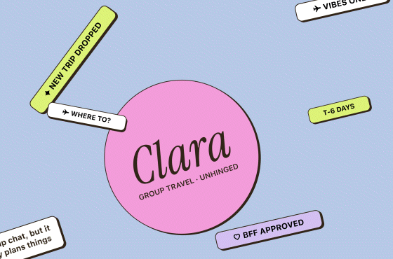 Clara — shared trip planning app with visible task ownership