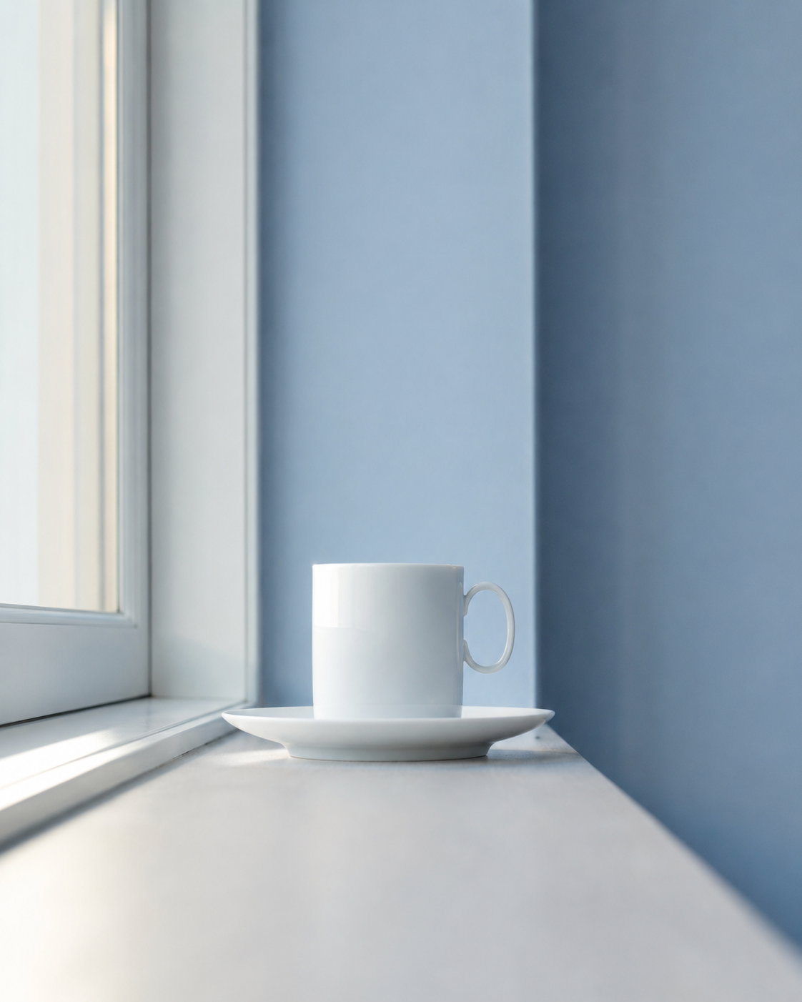 Thomas campaign — porcelain on a surface